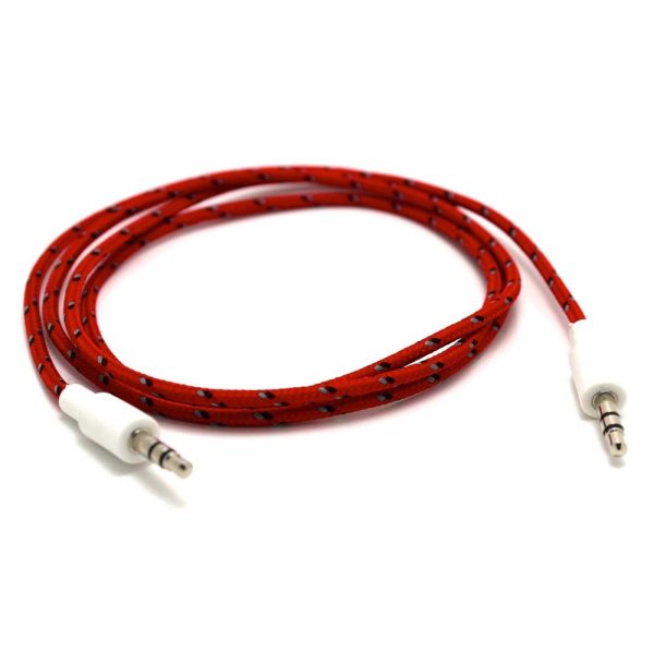Nylon AUX Audio Cable AUX