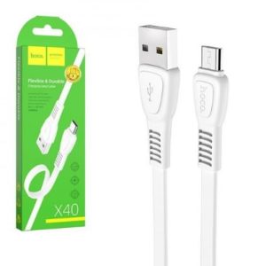 کابل فلت اندروید طول 1 متر هوکو (hoco) مدل X40