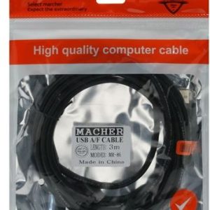 کابل افزایش طول USB طول 3 متر MACHER مدل MR-86