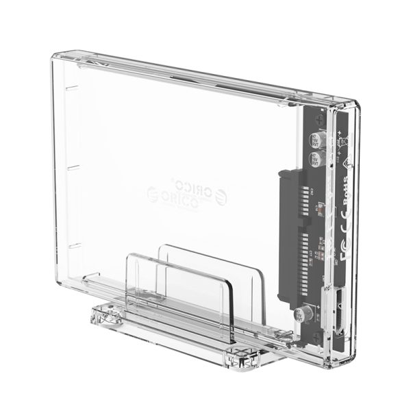 باکس هارد 2.5 اینچ شفاف با استند ORICO 2159U3