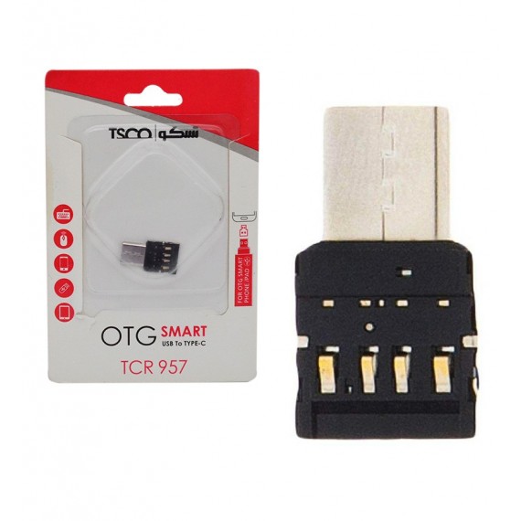 تبدیل مبدل OTG تسکو USB به USB-C مدل TCR 957