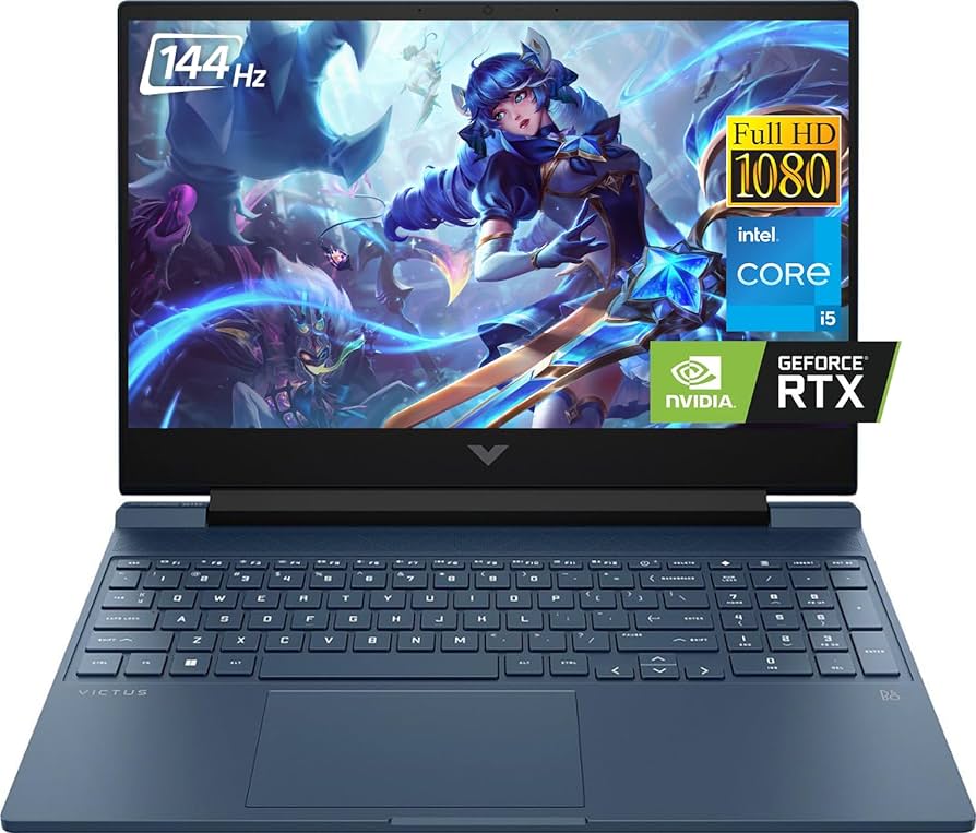 لپ تاپ گیمینگ اچ پی VICTUS I5 رم 16GB هارد 512 گرافیک 6GB