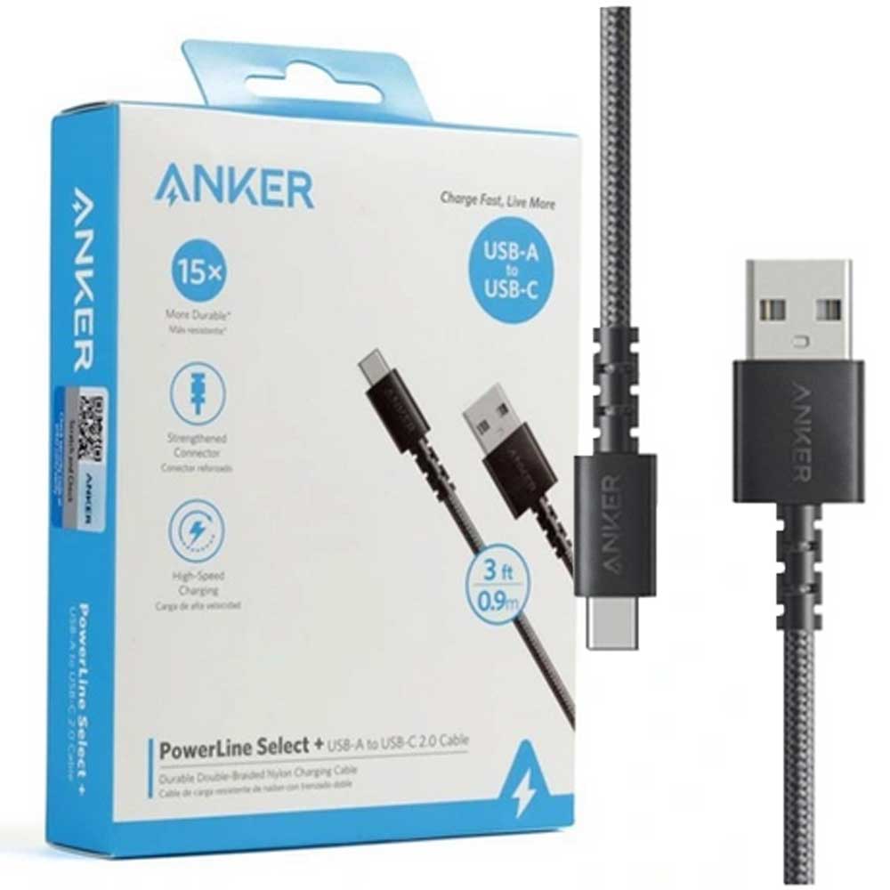 کابل USB به USB-C انکر مدل Anker A8022 طول 0.9 متر