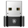 مبدل تایپ سی به یو اس بی باسئوس Baseus mini Type-C to USB Adapter