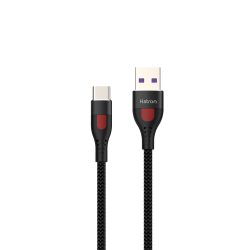 کابل شارژ USB به Type-C هترون مدلHC303HB